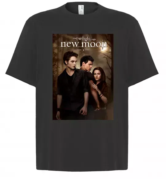 Футболка Оверсайз Twilight New moon Черный фото