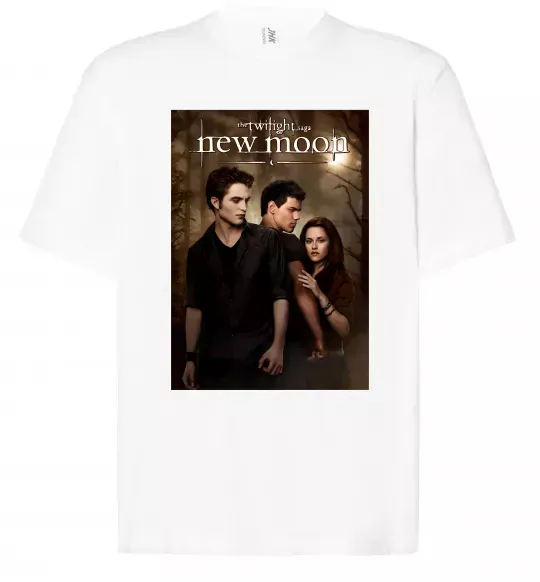 Футболка Оверсайз Twilight New moon Белый фото