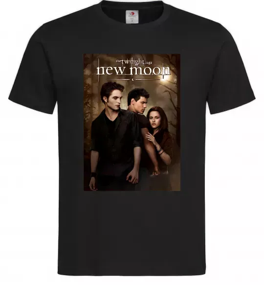 Мужская футболка Twilight New moon Черный фото