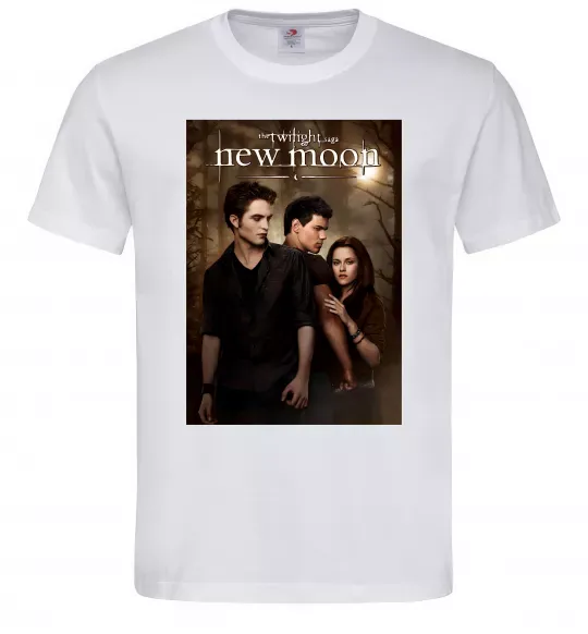 Мужская футболка Twilight New moon Белый фото