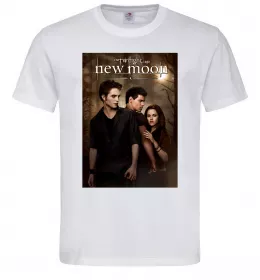 Мужская футболка Twilight New moon Белый Мужская футболка Twilight New moon Белый фото