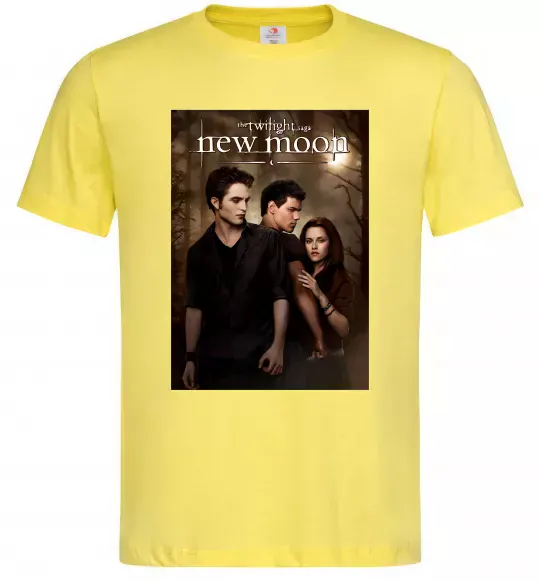 Мужская футболка Twilight New moon Лимонный фото