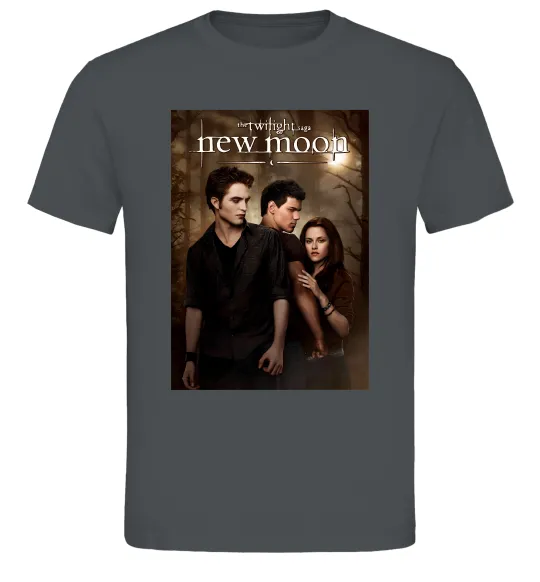 Мужская футболка Twilight New moon Графит фото