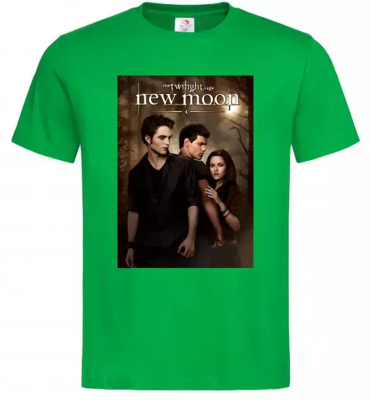 Мужская футболка Twilight New moon Зеленый фото