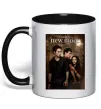 Чашка с цветной ручкой Twilight New moon Черный фото