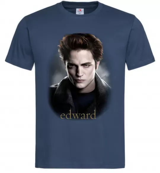 Мужская футболка Едвард Сутінки Темно-синий фото