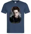 Мужская футболка Едвард Сутінки Темно-синий фото