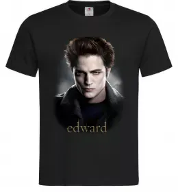 Мужская футболка Едвард Сутінки Черный Мужская футболка Едвард Сутінки Черный фото