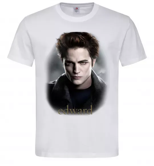 Мужская футболка Едвард Сутінки Белый фото