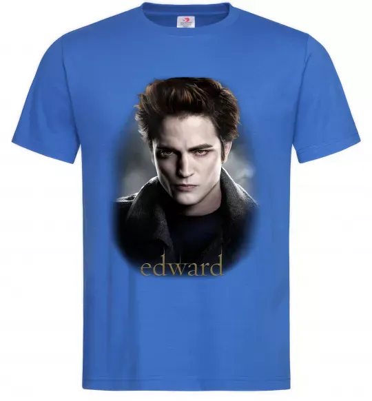 Мужская футболка Едвард Сутінки Ярко-синий фото