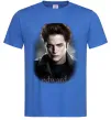 Мужская футболка Едвард Сутінки Ярко-синий фото