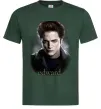 Мужская футболка Едвард Сутінки Темно-зеленый фото