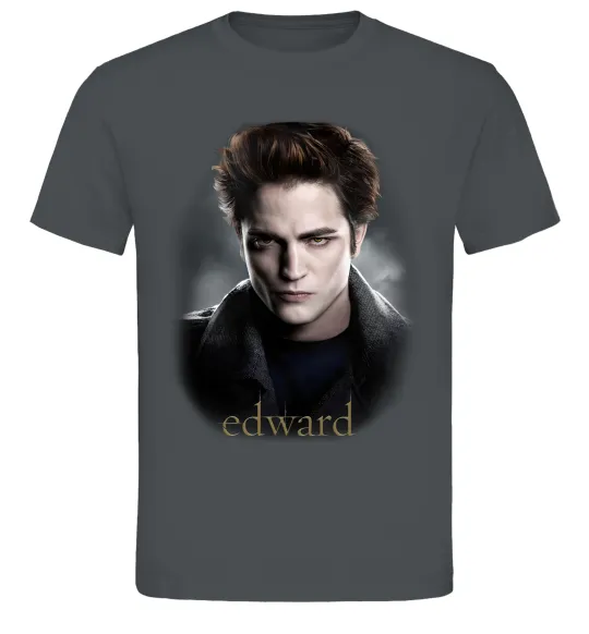 Мужская футболка Едвард Сутінки Графит фото