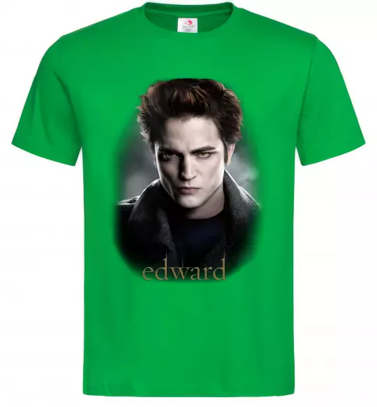 Мужская футболка Едвард Сутінки Зеленый фото