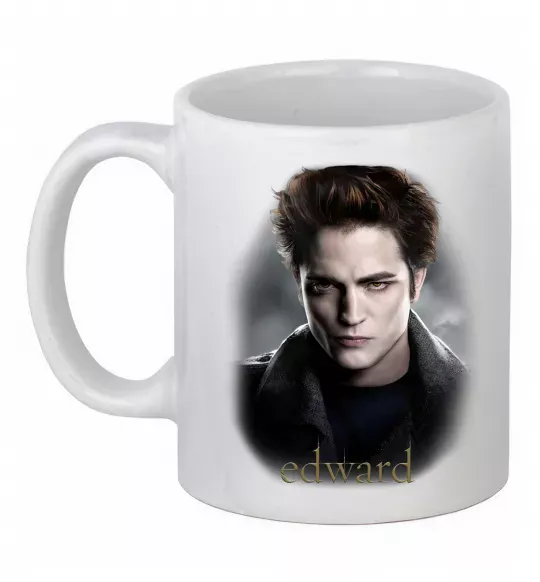 Чашка керамічна Едвард Сутінки Білий фото