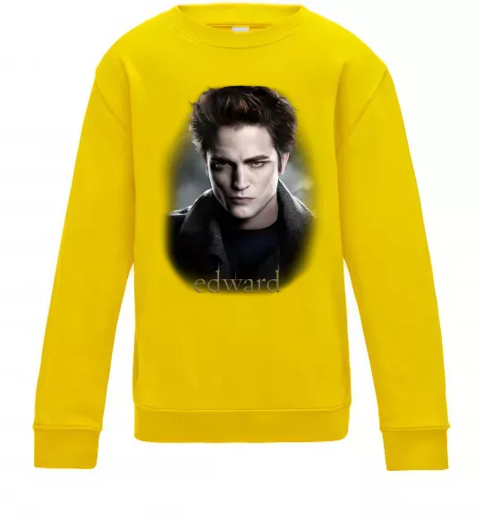 Детский Свитшот Едвард Сутінки Солнечно желтый фото