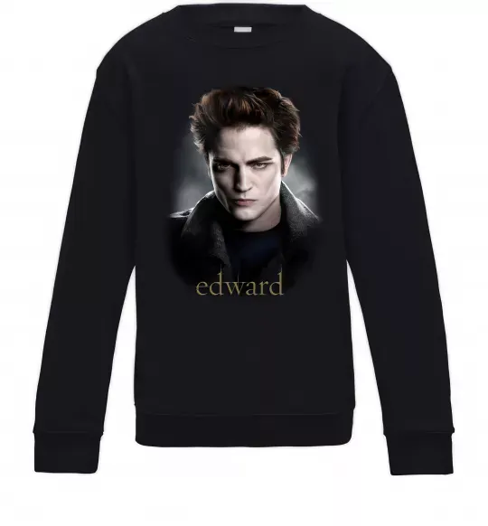 Детский Свитшот Едвард Сутінки Черный фото