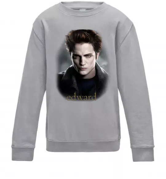 Детский Свитшот Едвард Сутінки Серый меланж фото