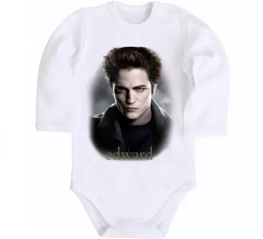 Детский боди Едвард Сутінки Белый фото