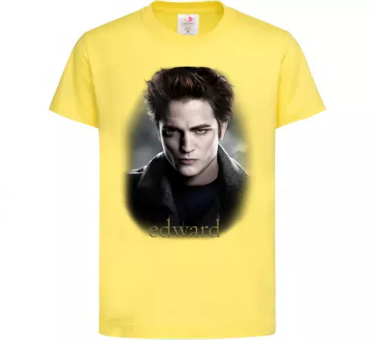 Детская футболка Едвард Сутінки Лимонный фото