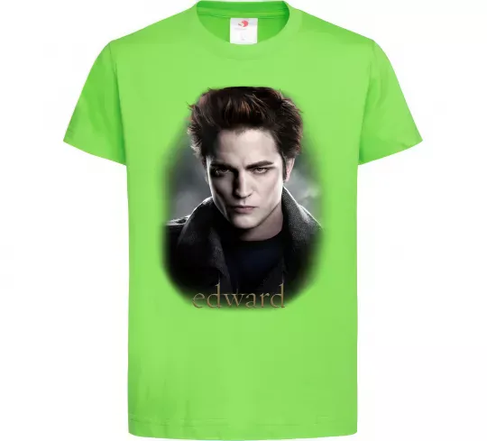 Детская футболка Едвард Сутінки Лаймовый фото