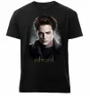 Чоловіча преміум футболка Едвард Сутінки Чорний фото