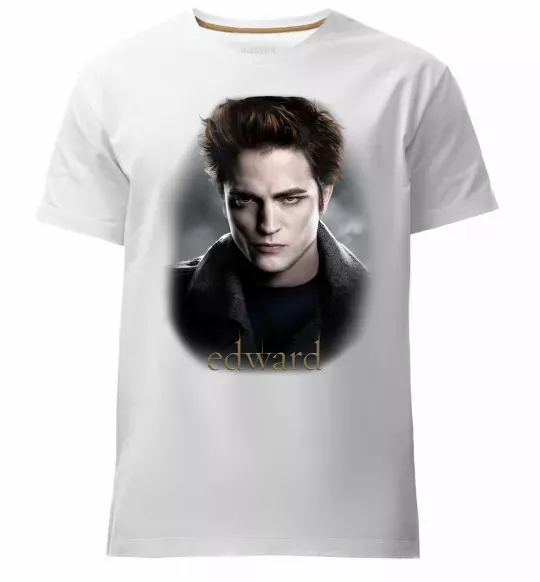 Чоловіча преміум футболка Едвард Сутінки Білий фото