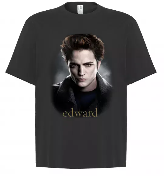 Футболка Оверсайз Едвард Сутінки Черный фото