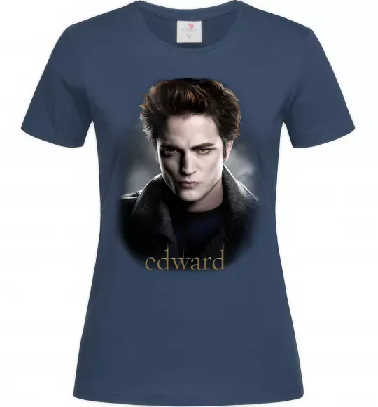 Жіноча футболка Едвард Сутінки Темно-синій фото