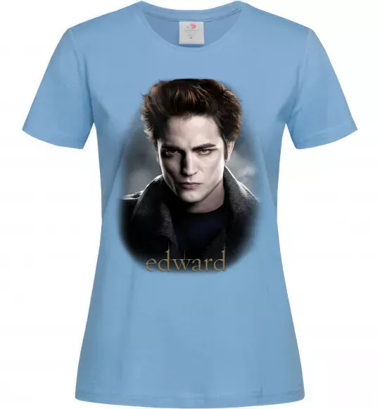 Жіноча футболка Едвард Сутінки Блакитний фото