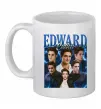 Чашка керамічна Edward Cullen колаж Білий фото