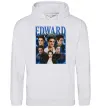 Мужская толстовка (худи) Edward Cullen колаж Серый меланж фото