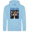 Чоловіча толстовка (худі) Edward Cullen колаж Блакитний фото
