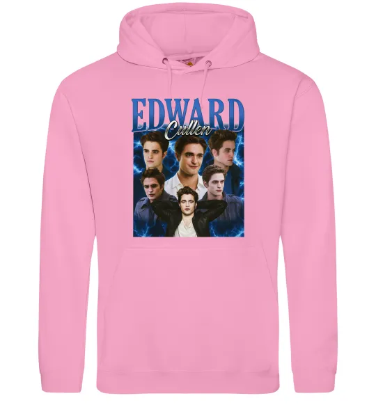 Женская толстовка (худи) Edward Cullen колаж Розовый фото