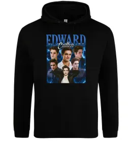 Женская толстовка (худи) Edward Cullen колаж Черный фото
