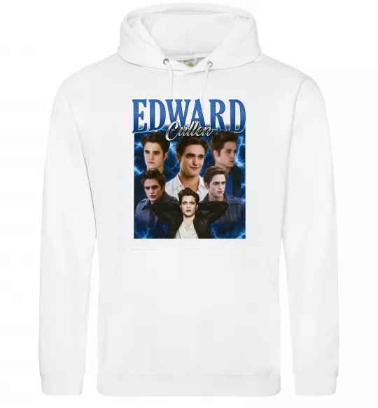 Жіноча толстовка (худі) Edward Cullen колаж Білий фото