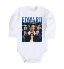 Детский боди Edward Cullen колаж Белый фото