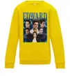 Детский Свитшот Edward Cullen колаж Солнечно желтый фото