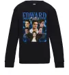 Детский Свитшот Edward Cullen колаж Черный фото