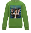 Детский Свитшот Edward Cullen колаж Лаймовый фото