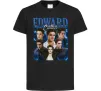 Детская футболка Edward Cullen колаж Черный фото