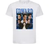 Детская футболка Edward Cullen колаж Белый фото