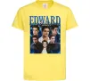 Детская футболка Edward Cullen колаж Лимонный фото