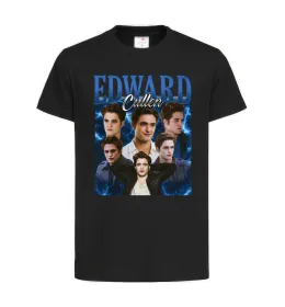 Дитяча футболка Edward Cullen колаж Чорний фото