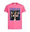 Детская футболка Edward Cullen колаж Ярко-розовый фото