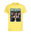 Детская футболка Edward Cullen колаж Лимонный фото