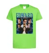 Детская футболка Edward Cullen колаж Лаймовый фото