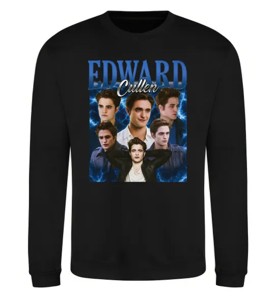 Світшот Edward Cullen колаж Чорний фото