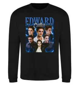Свитшот Edward Cullen колаж Черный фото