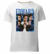 Чоловіча преміум футболка Edward Cullen колаж Білий фото
